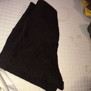 Black shorts